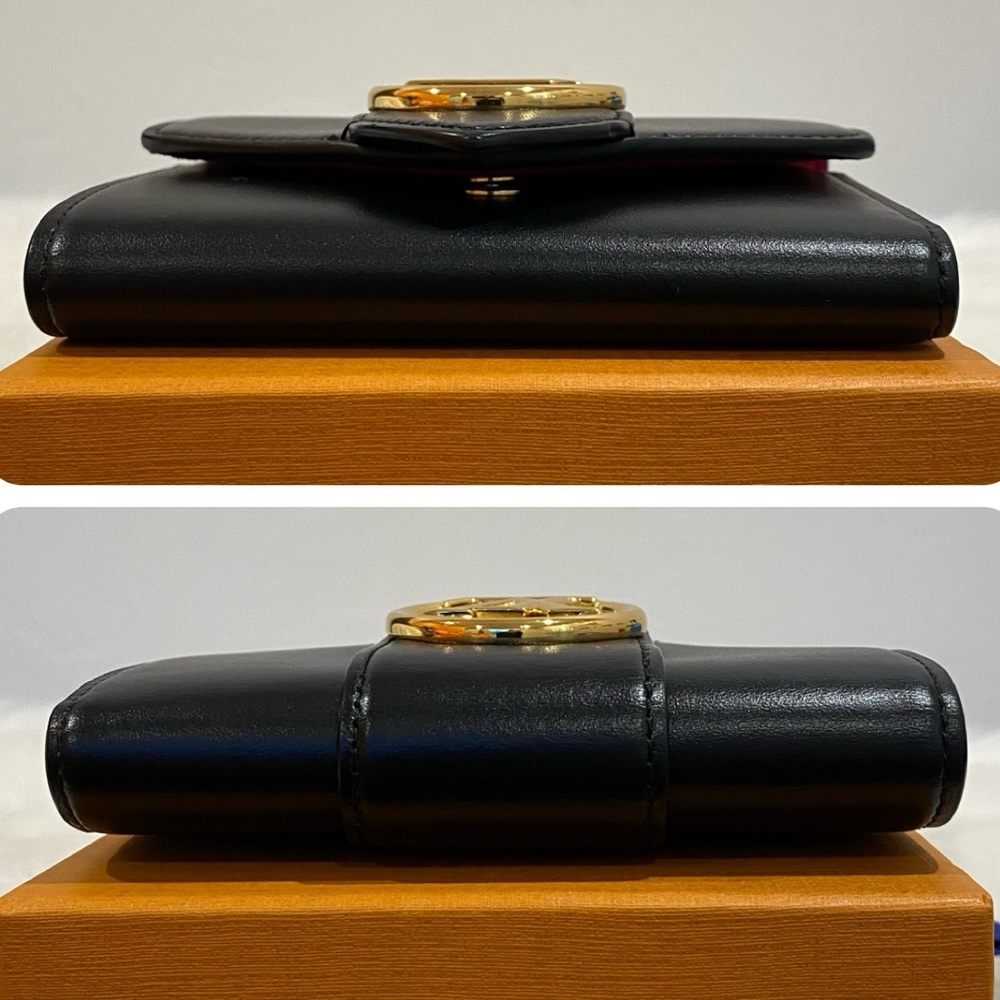 SOLD‼️Louis Vuitton Black/Pink Pont 9 Wallet - Picture 16 of 17